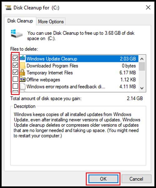 Disk Cleanup