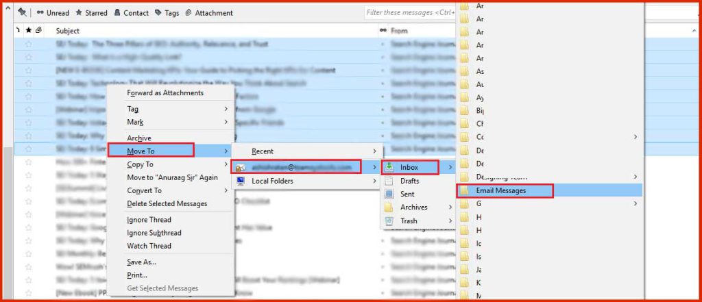 Way to Convert MBOX to PST File - 2