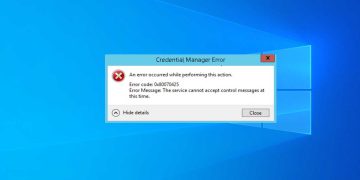 How to fix Credential Manager error 0x80070425 In Windows 10-11